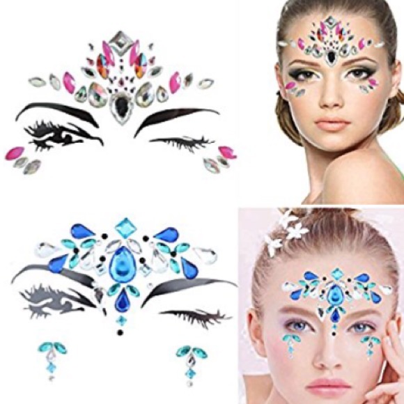 (F) Adhesive Facial Jewels - Picture 2 of 8